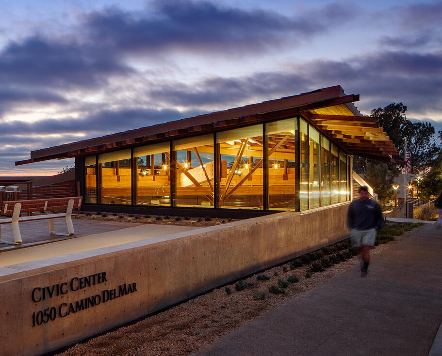 Del Mar Civic Center Miller Hull Partnership Architect/Manager Photo by Chipper Hatter